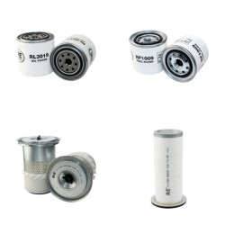 MUSTANG E 3000 Filter Service Kit Air Oil Fuel Filters w/Perkins/SHIBAURA Eng.