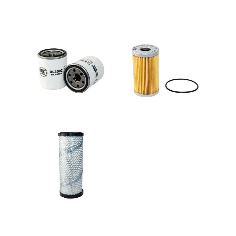 NAGANO NS 35-3 Filter Service Kit Air Oil Fuel Filters w/Mitsubishi S3L2 Eng.