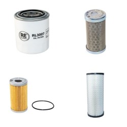 NAGANO NS45-3 Filter Service Kit Air Oil Fuel Filters