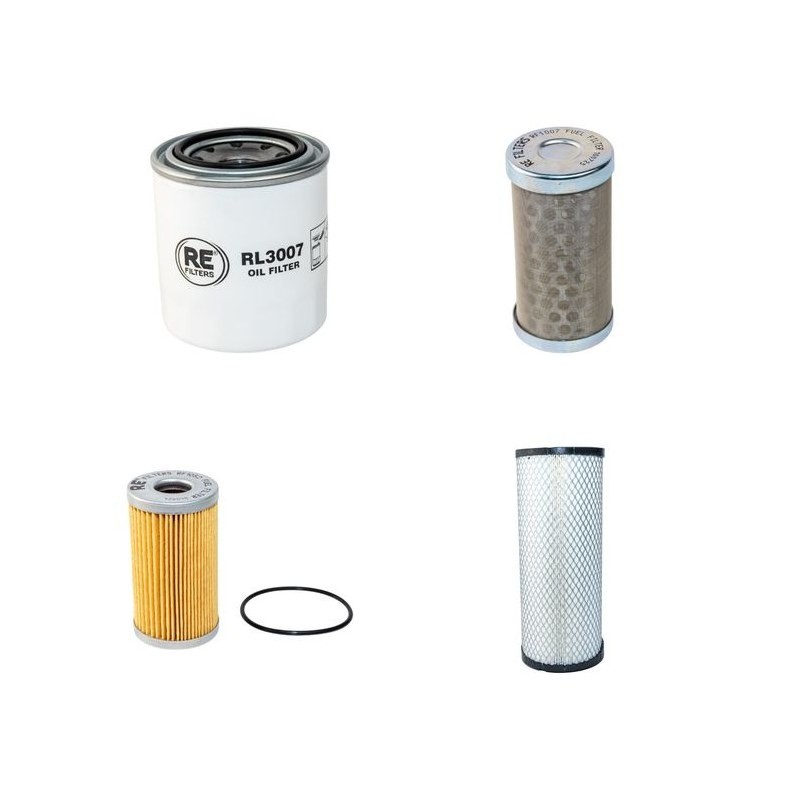 NAGANO NS 45-3 Filter Service Kit Air Oil Fuel Filters w/Mitsubishi K4N Eng.