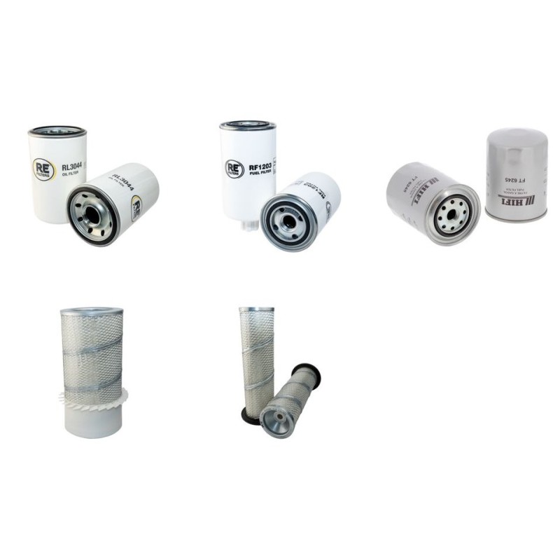 NANTE NT 210 Filter Service Kit Air Oil Fuel Filters w/Isuzu Eng.