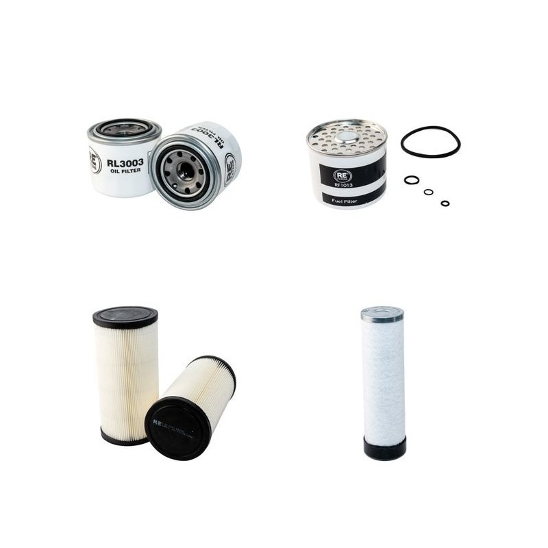 NC HT 1.5 Filter Service Kit Air Oil Fuel Filters w/Kubota D 1105 Eng.