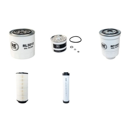 NC SW 4.5 Filter Service Kit Air Oil Fuel Filters w/Kubota V 3600 E3B-EU-Z4 Eng.