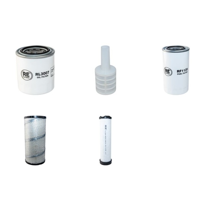 NEUSON 75 Z-3 Filter Service Kit Air Oil Fuel Filters w/Yanmar 4TNV98-ZVNS Eng. SN   AH00611- YR  2008-