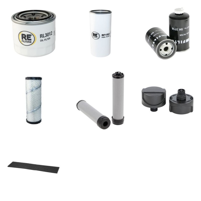 NEUSON 75Z3-2 Filter Service Kit w/Yanmar 4TNV88 Eng.   YR  2014-