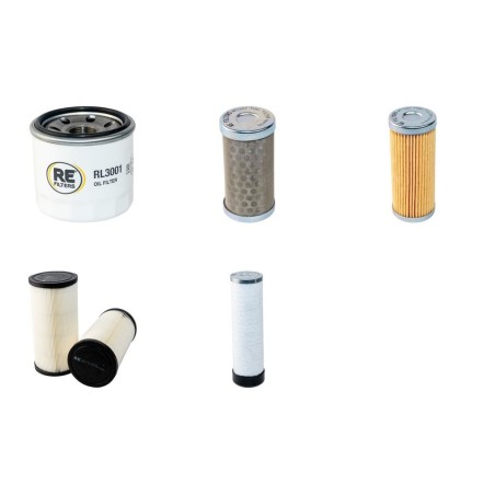 NEUSON 1404 Filter Service Kit Air Oil Fuel Filters w/Yanmar 3TNV76-SNS Eng.