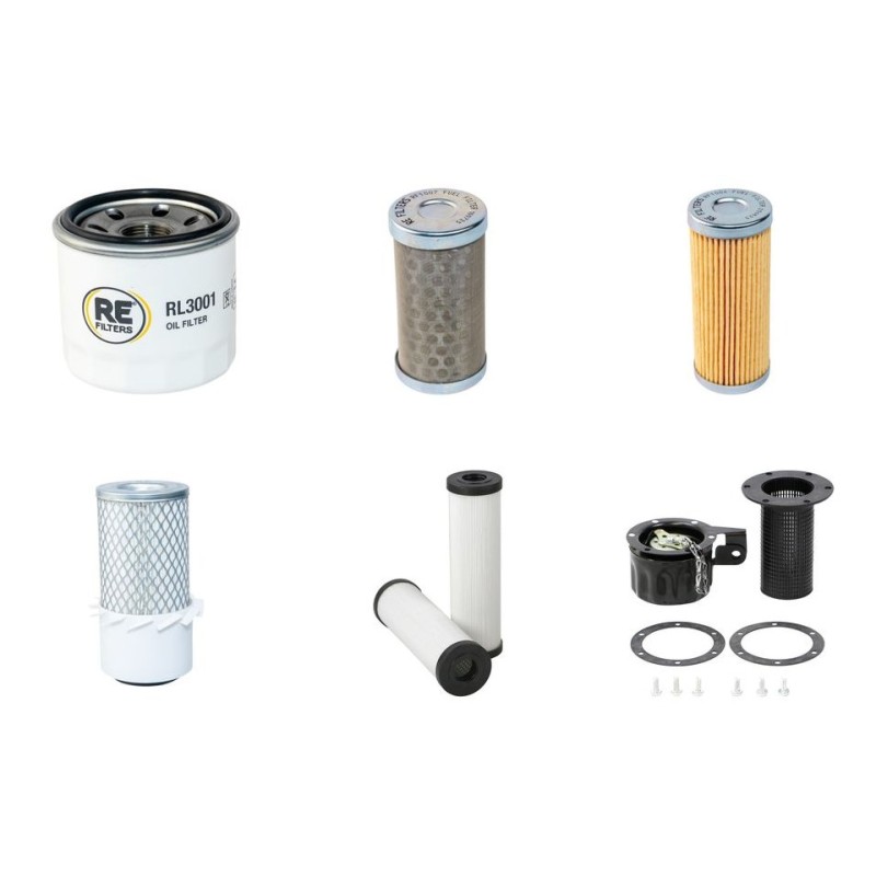 NEUSON 1501 Filter Service Kit w/Yanmar 3TNE74-NSR(2) Eng. SN  --AC 00338