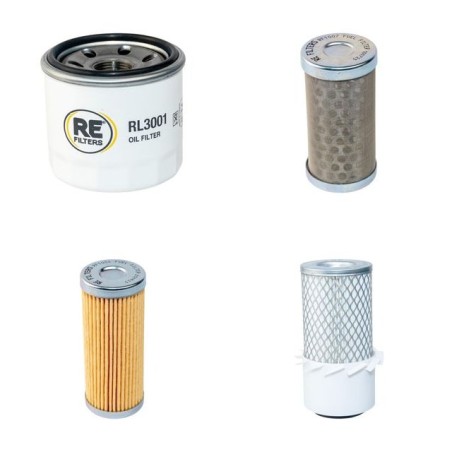 NEUSON 1501 Filter Service Kit Air Oil Fuel Filters w/Yanmar 3TNE74-NSR(2) Eng. SN  --AC 00338