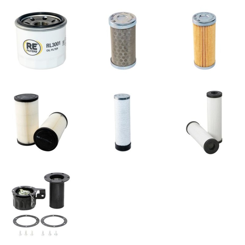 NEUSON 1501 Filter Service Kit w/Yanmar 3TNV76-XNSV Eng. SN  AB 150001H