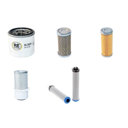 NEUSON 2203 -  Filter Service Kit w/Yanmar 3TNE74-ENSR2 Eng. SN  AD 04192