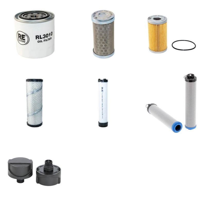 NEUSON 3503 Filter Service Kit w/Kubota D 1703-Ebb-Ec1 Eng. SN -AC 01799