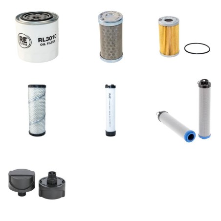 NEUSON 3503 Filter Service Kit w/Kubota D 1703-Ebb-Ec1 Eng. SN -AC 01799