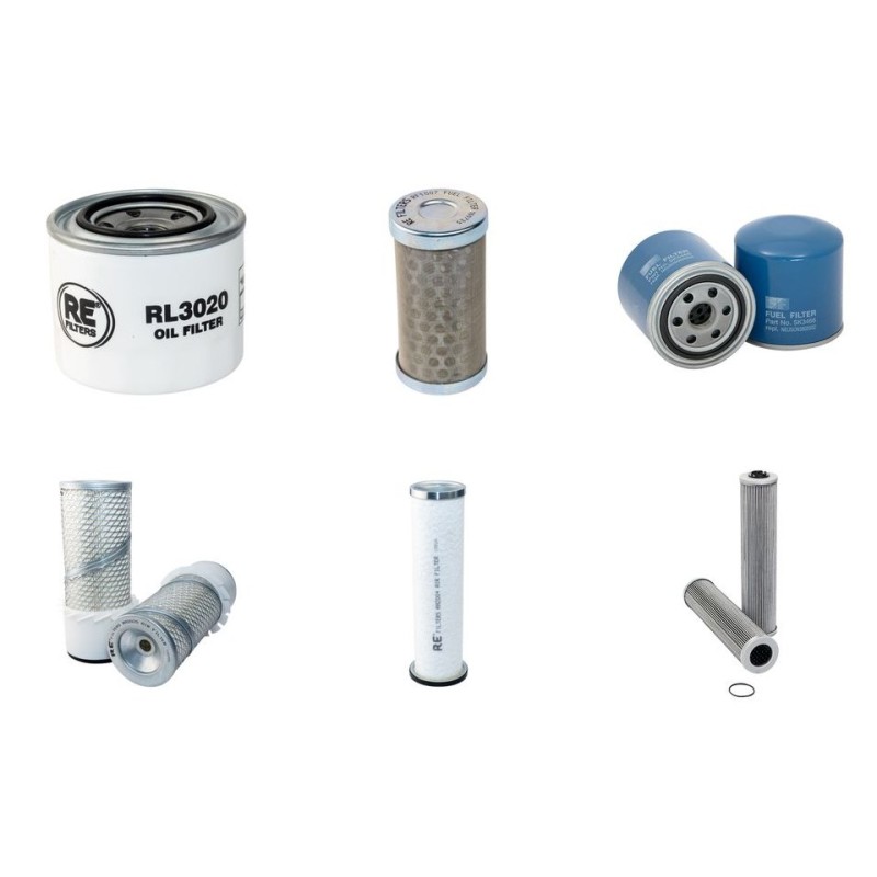 NEUSON 3800 Filter Service Kit w/Yanmar 4TNE88-NSW Eng. SN   38931001-