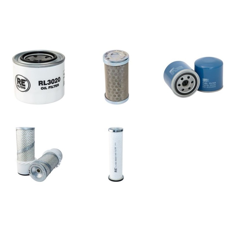 NEUSON 3800 Filter Service Kit w/Yanmar 4TNE88-NSW Eng. SN   38931001-