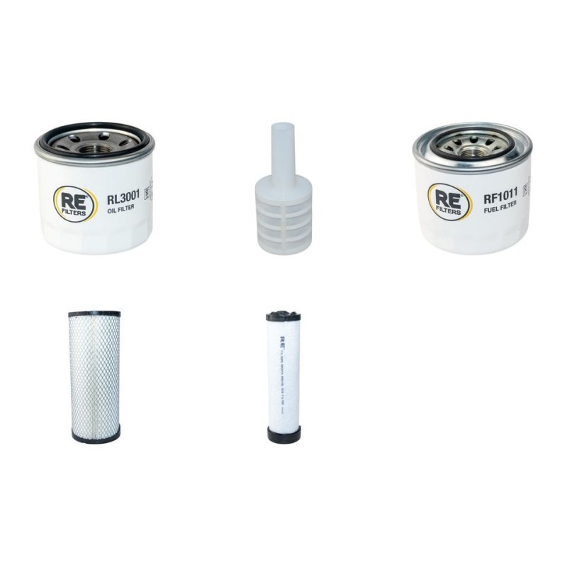 NEUSON 4001 Filter Service Kit Air Oil Fuel Filters w/Yanmar 4TNV88-KNSV Eng. SN   - AA41190D