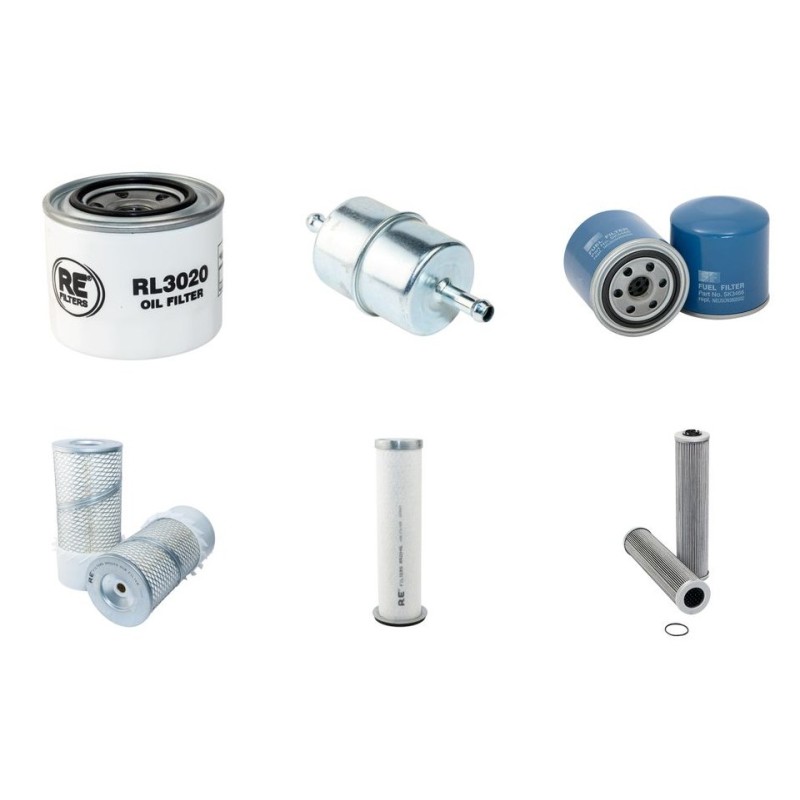 NEUSON 5001RD Filter Service Kit w/Yanmar 3TNE100NS Eng.