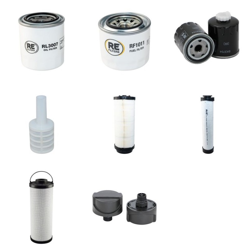 NEUSON 6503 Filter Service Kit w/Yanmar 4Tnv98-Vns Eng. SN -AD 07187