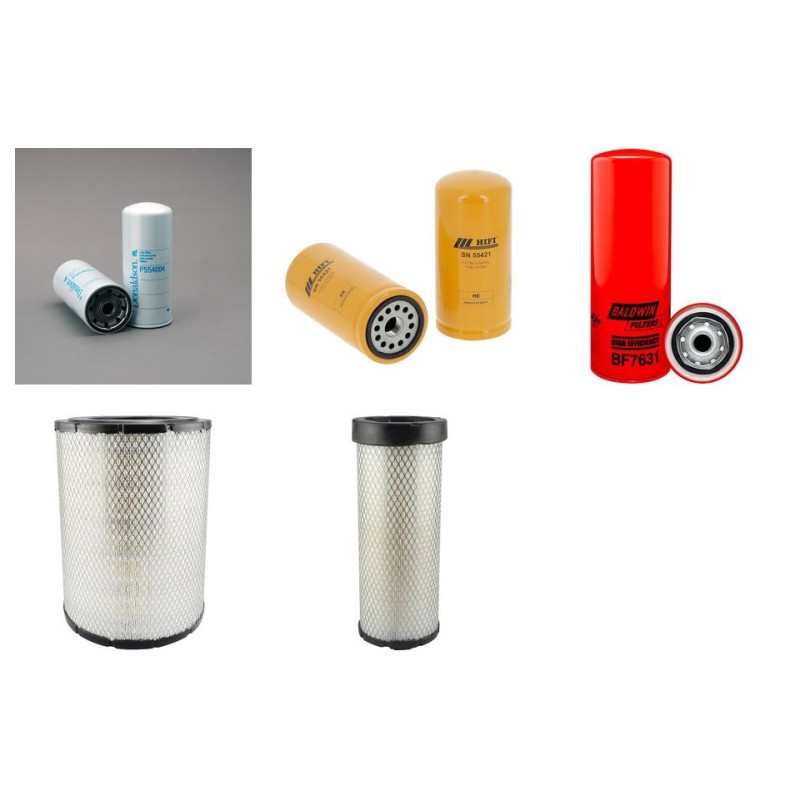 Filter kit suitable for CAT 325BL with CAT Engine Air Oil Fuel Filters