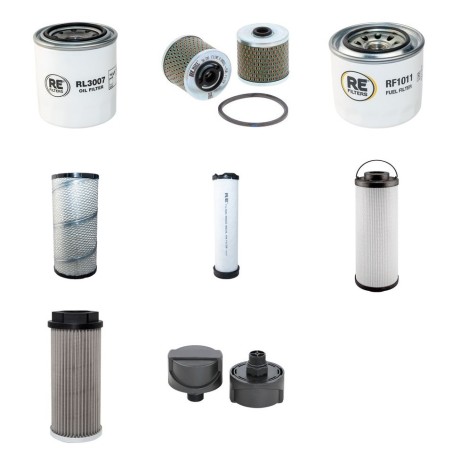 NEUSON 12002 RD Filter Service Kit w/Yanmar 4TNE106T-NS Eng. SN   -AB 03158 YR  -2005 98CH