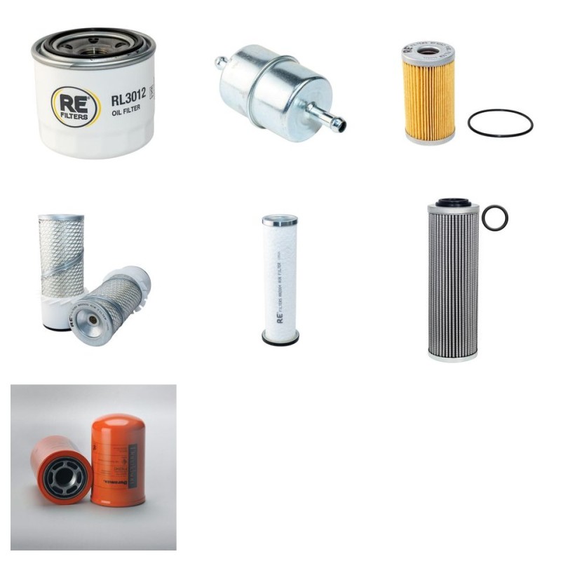 NEUSON TD 15  Filter Service Kit w/Yanmar 3TNE74-NSR3 Eng. SN   - AA0675N YR  2003-