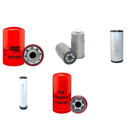 Filter kit for New Holland C185 with CNH F4CE0354 Engine Year 2010-