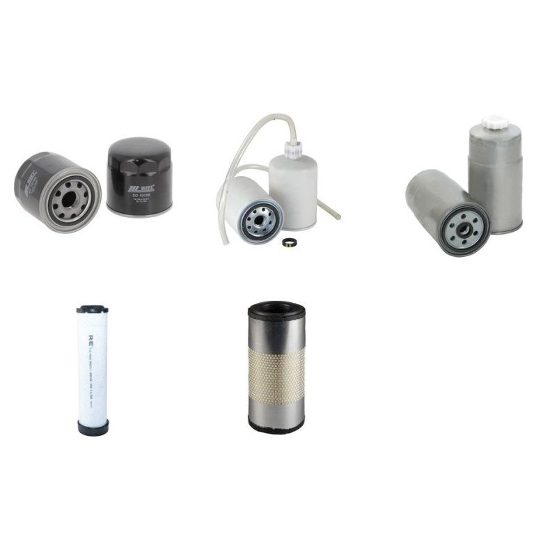 Filter kit for New Holland D180B with Iveco F5CE545B*A Engine