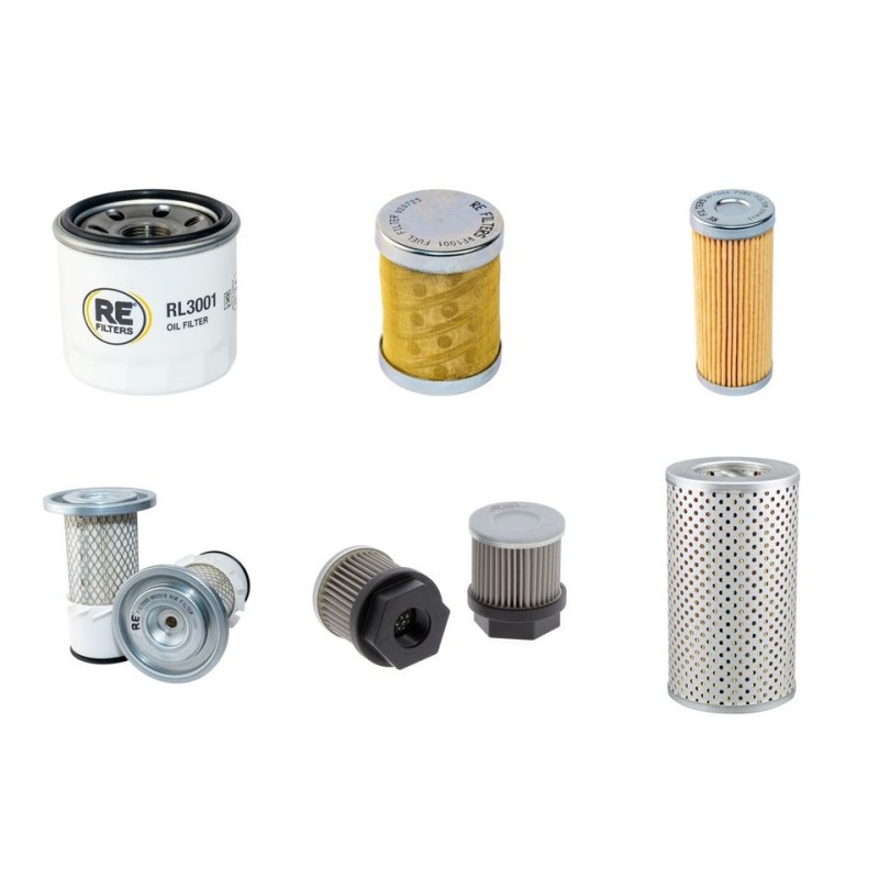 Filter kit for New Holland E9SR with Yanmar 2TNE68BY Engine Year 2005-