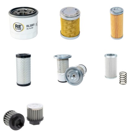 Filter kit for New Holland E16 with Yanmar 3TNE74-N Engine