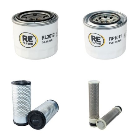 Kobelco - New Holland E25.2SR Filter Service Kit - Air, Oil, Fuel Filters