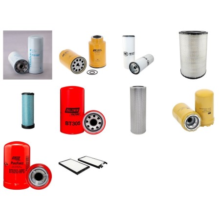 Filter kit suitable for CAT 328D-LCR with CAT Engine YR 2009-