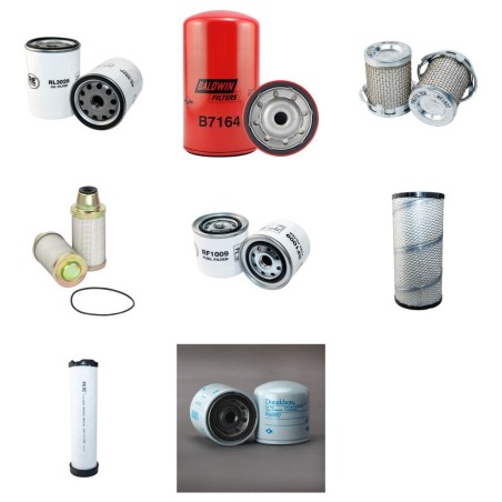NEW HOLLAND E 135 SR Filter Service Kit w/Isuzu Eng. Air, Oil, Fuel Filters
