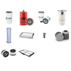 Filter kit for New Holland E145 with CNH F4BE0454B0601 Engine