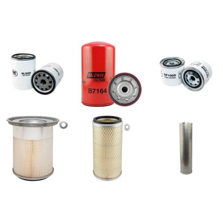 NEW HOLLAND E 165 LC Filter Service Kit w/Isuzu Eng.