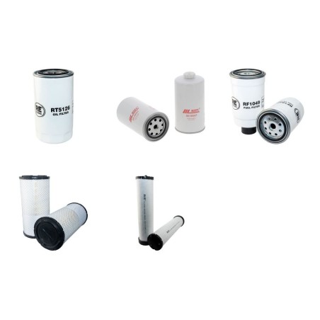 NEW HOLLAND E 175 B Filter Service Kit Air Oil Fuel Filters w/CNH445TA-MLF Eng.   YR  2007-