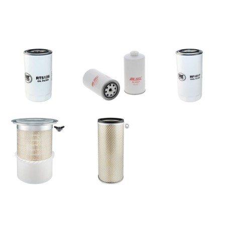 NEW HOLLAND E 265 B Filter Service Kit Air Oil Fuel Filters w/CNH 667TA/EEE Eng.   YR  2008-