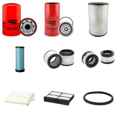 NEW HOLLAND E 385 C Filter Service Kit w/HINO JO 8E-UV Eng.   YR  2011-  TIER IV