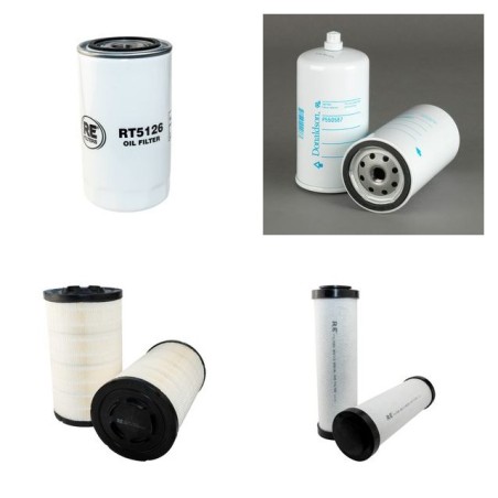 NEW HOLLAND F 106.6 (A) Filter Service Kit Air Oil Fuel Filters w/CNH F4BE0684K-D402 Eng.   YR  2006-