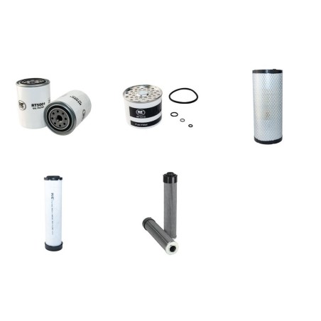 Filter kit for New Holland W50 with Perkins Engine
