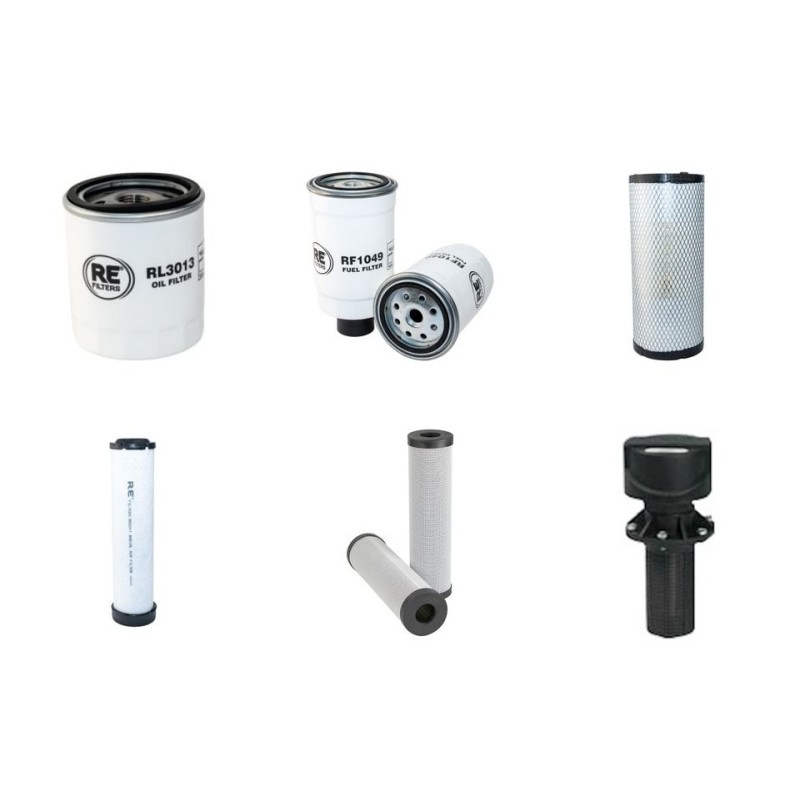 Filter kit for New Holland W50TC with Deutz F4M2011 Engine
