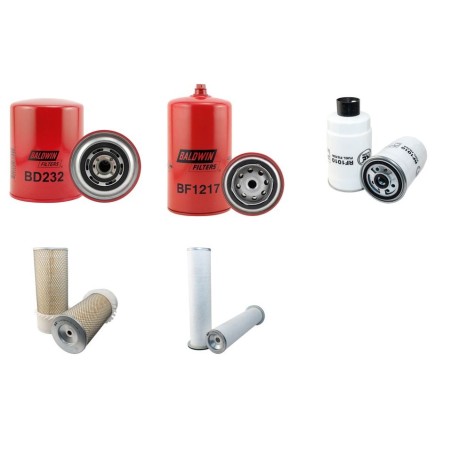 NEW HOLLAND W 90 Filter Service Kit w/Fiat/Iveco 8045T Eng.