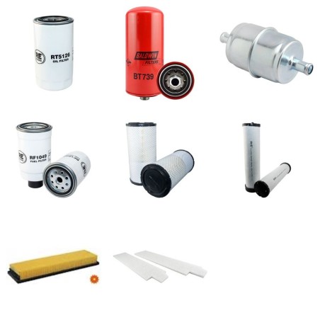 Filter kit for New Holland W130, W130 LR, W130TC 