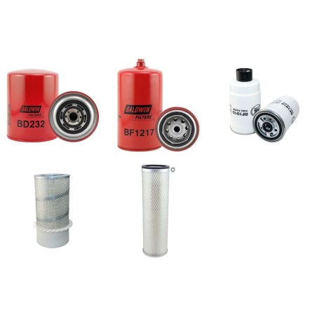 NEW HOLLAND W 130 (PL) Filter Service Kit Air Oil Fuel Filters w/Fiat/Iveco 8065T Eng.