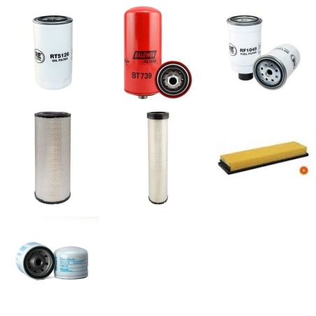 Filter kit for New Holland W171 with Cummins Engine