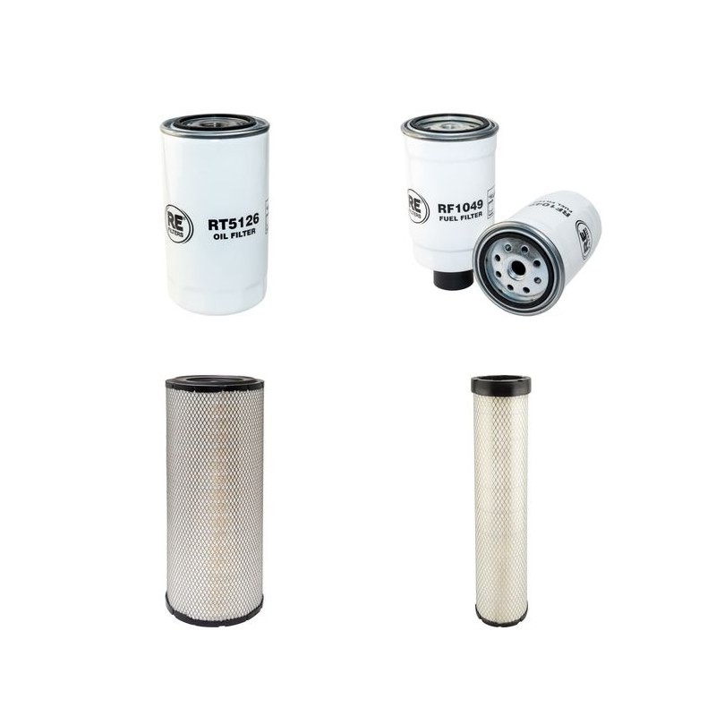 NEW HOLLAND W 171 Filter Service Kit Air Oil Fuel Filters w/Cummins  Eng.