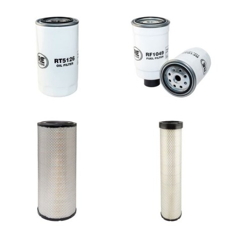 NEW HOLLAND W 171 Filter Service Kit Air Oil Fuel Filters w/Cummins  Eng.