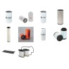 Filter kit for New Holland W190B with CNH 667TA/EBD Engine