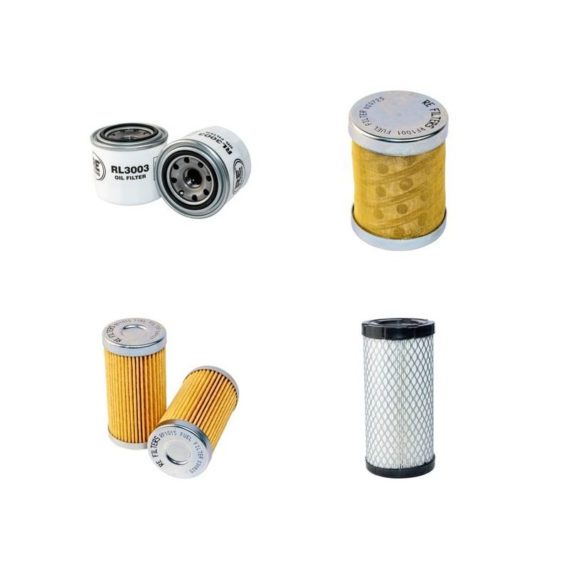 HANIX H 22B Filter Service Kit Air Oil Fuel Filters w/ISUZU 3YC1 Eng.