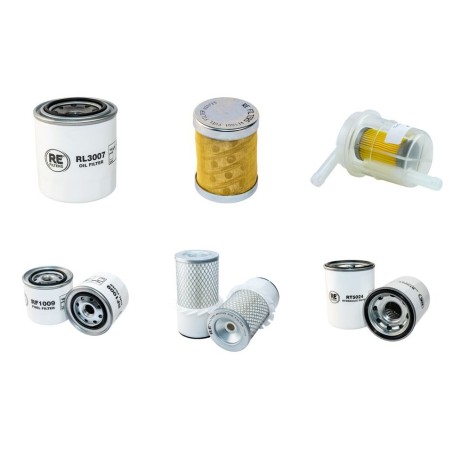 HANIX H 26B Filter Service Kit w/Isuzu 3LD1 Eng.