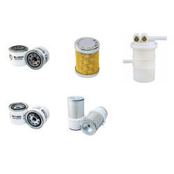 HANIX H 36B/R Filter Service Kit w/Isuzu 3LD1 Eng. Air, Oil, Fuel Filters