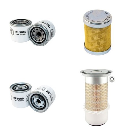 HANIX H 50B Filter Service Kit Air Oil Fuel Filters w/ISUZU 4LE1 Eng.